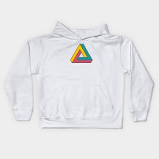 Penrose Triangle Kids Hoodie